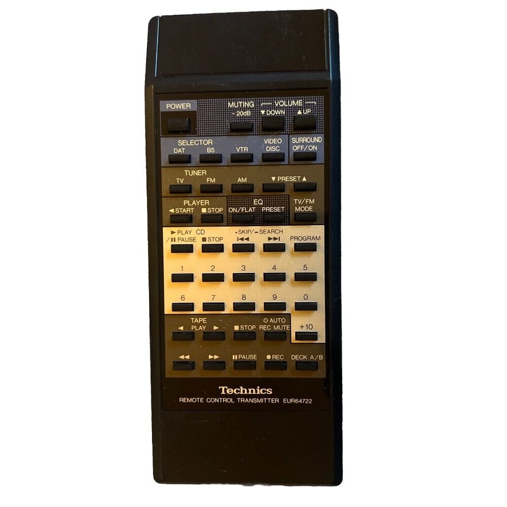 Technics Remote Control RAK-SA502P Tested+works